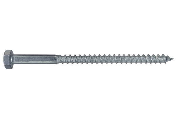 Шуруп DIN 571 с шестигранной головкой сантехнический ZN 8x120 (10 шт.)