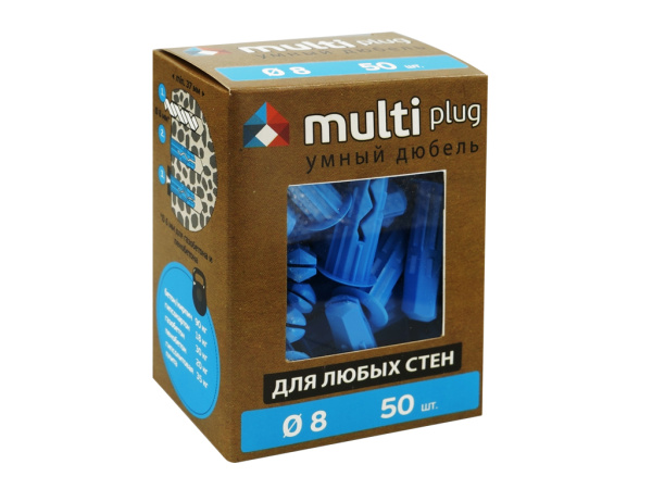 Дюбель Multi универсальный 8x32 синий (50 шт.)