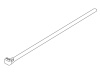 Стяжка многоразовая PRM 300x7.5 (50 шт.) прозрачная